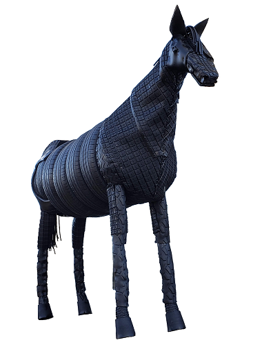 New rubber horse
